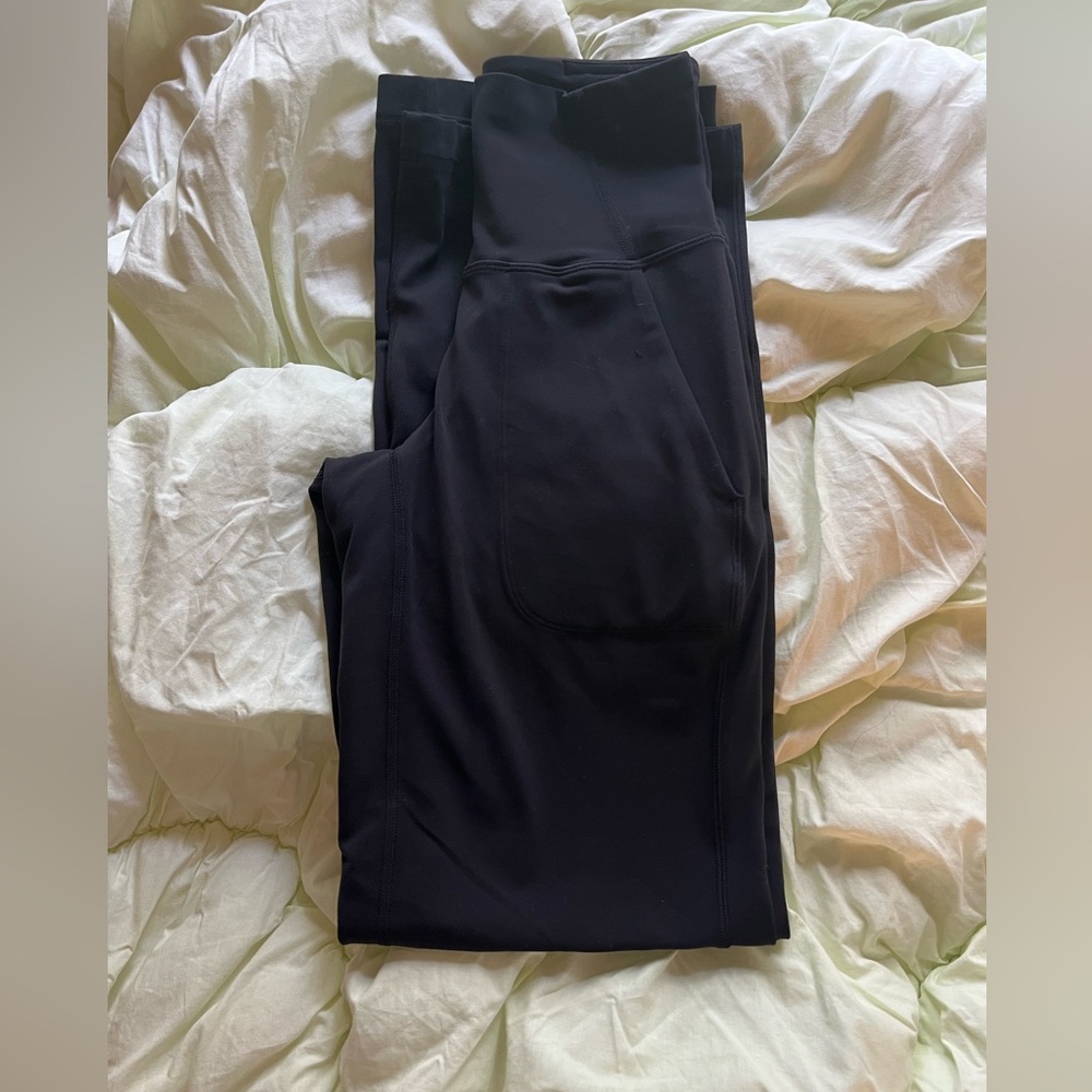 lululemon athletica Black wide leg leggings